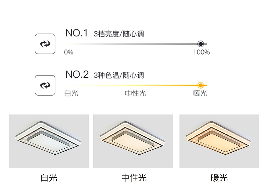 现代简约吸顶灯