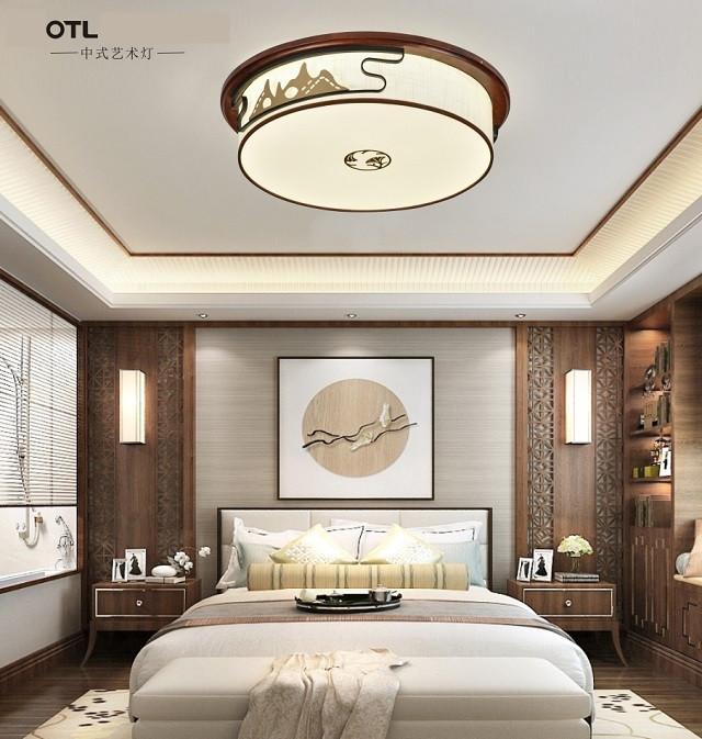 新中式灯,OTL照明灯饰,新中式卧室灯